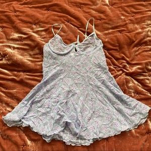 Lavender and Pastel Blue Lingerie